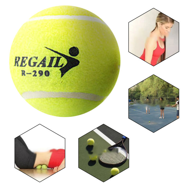 1Pc Tennis Balls High Bounce Practice Training Tennis For Dogs Bite 64CM Perfect For Your Pet\'S Fitness And Playtime