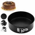 Springform Pan, Non Stick Cheesecake Pan/Round Cake Pan/Springform Cake Tin With Removable Bottom Round Shape Cake Mould Non Stick Lockable Non Stick Oven Baking Trays Cake Mold Bakeware Baking Tools. 
