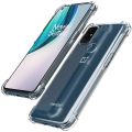 OnePlus Nord N10 5G Transparent Soft Silicone Crystal Clear Back Cover, Slim Fit, Shock-Absorption, Anti-Slip Grip, Precise Cutouts. 
