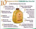 Aloe vera gel Juice 1 Liter made in USA. 