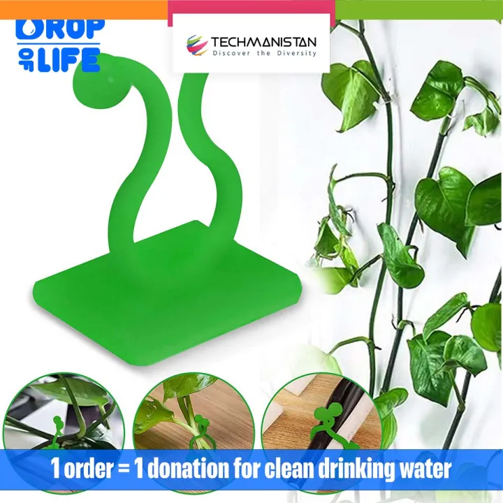 Techmanistan%20Pack%20of%2010%20-%20Self-Adhesive%20Plant%20Climbing%20Wall%20Fixture%20Clips,%20Vine%20Fixer%20Invisible%20Hook%20Plants%20Traction%20Clip%20-%20Image%203