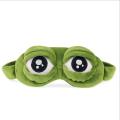 Funny Pepe The Frog Sad Frog 3D Eye Mask Cover Cartoon Plush Sleeping Mask. 