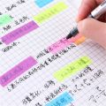 200 Sheets Fluorescence Colour Memo Pad Self Adhesive Sticky Notes Bookmark Marker Color Memo Sticker Paper School Office Supplies Reading Book Mark PRCODE CAIQKILW. 