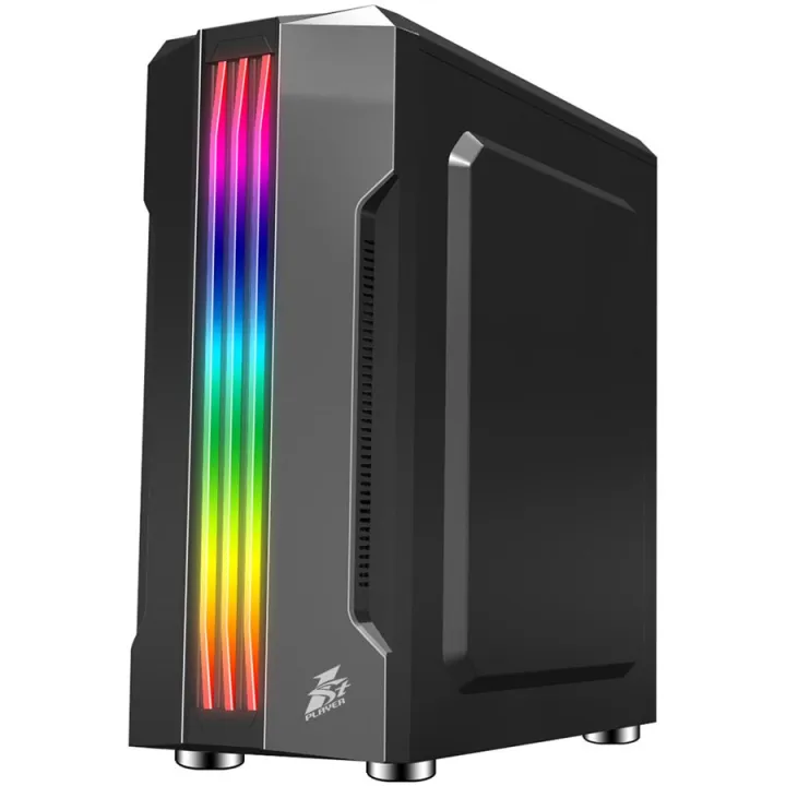 1st%20Player%20Rainbow%20R3-A%20ATX%20RGB%20Tempered%20Glass%20PC%20Gaming%20Case%20Black%20%7C%20Without%20Fans%20-%20Image%202