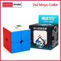 Original 2x2 Moyu Cube Fast Speed Cube Stickerless Magic Cube Puzzle Educational Toy. 