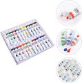 Acrylic Color Paints, Paint Tubes, Set of 12/24 Colours. 