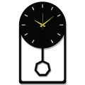 Elite Elegance Metal Wall Clock, Modern, Metal Pendulum Wall Clock, Wall Decor , Home Decor, Office, Original Design Clock, Large Clock, Minimalist Clock, Custom Clock, Wall Hanging, Wall Art. 