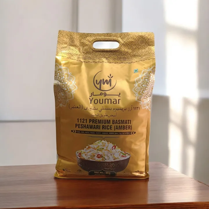 Okam Rice 1121 Premium Basmati Rice 5 Kg (Golden Packing) | Pakistani Basmati ...