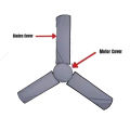 BASEIN Cover for Ceiling Fan - Protection From Dust Dust Proof Three Blade Ceiling Fan Cover. 