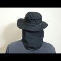 Boonie Hats Men Women Bucket Hat Neck Flap Hat For Outdoor Huntiing Hiking Sports Outdoor Hiking & Fishing Sun Protector Cap - Black. 