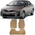 TOYOTA COROLLA 2010 PVC/LATEX/RUBBER CAR FLOOR MAT 3PIC. 