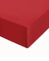 Red fitted bed lining king size 180*200 cm. 