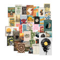 Aesthetic Wall Collage Kit For Room Decor l Pack of 40, 4x6 Inches Posters for Bedroom decor l Office Decor. 