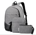3pcs/set Male backpacks high school bags for women 2023 boys one shoulder big student travel bag men school backpack. 