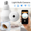 Night Vision Camera 360 Degree Panoramic CCTV Security Wireless IP Wifi Light Bulb Camera V380 - Bulb Camera. 