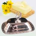 European Butter Dish Box, Lith Lid Cheese Butter Box Cheese Server, for Home Kitchen. 