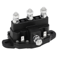 For Winch Motor Reversing Solenoid 12V DC Contactor Relay Switch Intermittent Duty 6 Terminals 214-1231-A11 Replacement Parts Accessories. 
