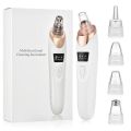 MULTIFUNCTIONAL 5 IN 1 ELECTRIC RECHARGEABLE DERMA SUCTION BLACKHEAD REMOVER DEVICE FACE PORES CLEANSING VACUUM MACHINE DERMA ACNE OIL REMOVING SUCTION DEVICE. 