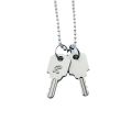 Hot! Original NANA with Nanjing lock necklace non-unlockable matte fog sand male punk R lock vintage necklace couple. 