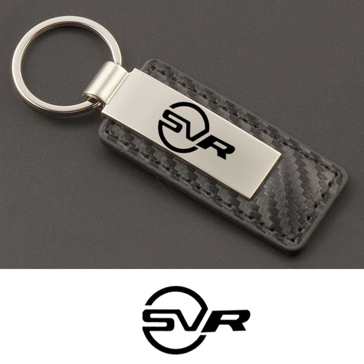 New Leather Metal Car Key Chain Keychain Car Key Ring For Land Rover SVR Range Rover Velar Discovery Defender Evopue Accessories