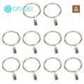 Curtain Hanging Rings 10pcs Strong Metal Curtain Clip Rings Easy to Use Space-saving Load-bearing. 