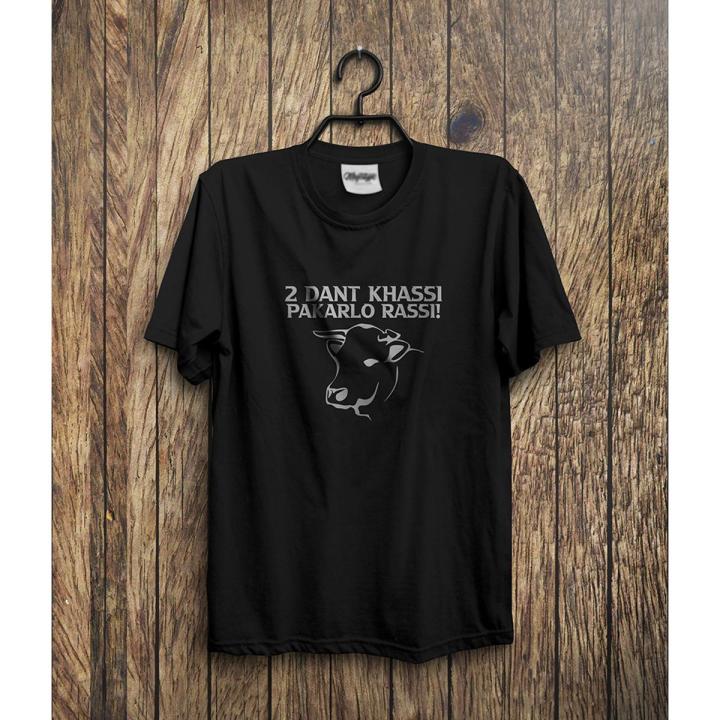 Funny T shirt 2 Dant khassi pakarlo rassi mandi fever tee t shirt