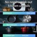 Gropa Electric Stove / Portable Infrared Cooker 2200 Watts Universal hot plate Ceramic Cooking, Electric Hot Plate Full touch Panel, Adjustable Heating Auto shut off and Overheat Protection Led Display All Utensils Induction Cooktop Easy to clean Healthy|. 
