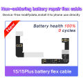 i2C Non-Soldering Battery Repair FPC Flex For iPhone 15 14 13 12 11 Pro Max i2c I6S BR-13 KC01 KC02S KC03 Tag On Cable Replace. 
