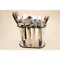 Cutlery Spoon Set 6 Person Serving (29PCS) 14-G Mate Finish. 