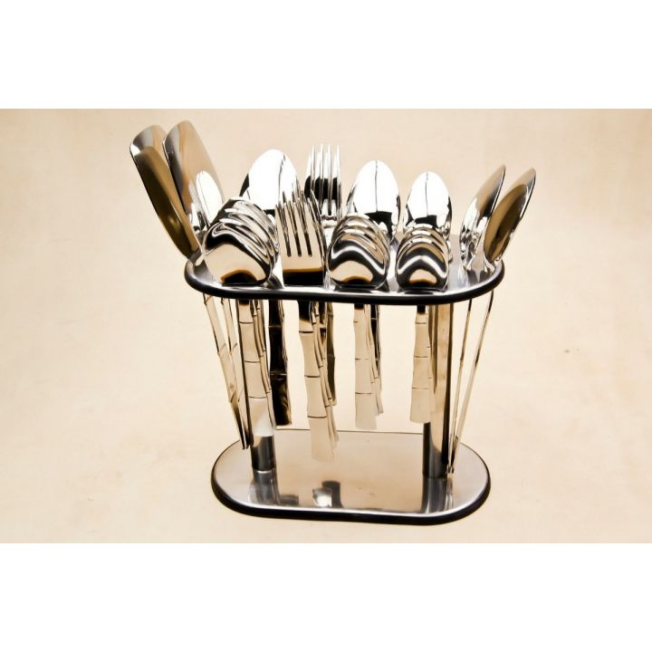 Cutlery Spoon Set 6 Person Serving (29PCS) 14-G Mate Finish