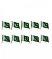 Patriotic Symbol: Each badge features the iconic design of the Pakistan flag, symbolizing national pride and unity.  High-Quality Construction: Made from durable materials such as metal or plastic, ensuring longevity and resistance to wear.  Pack of 10: I. 