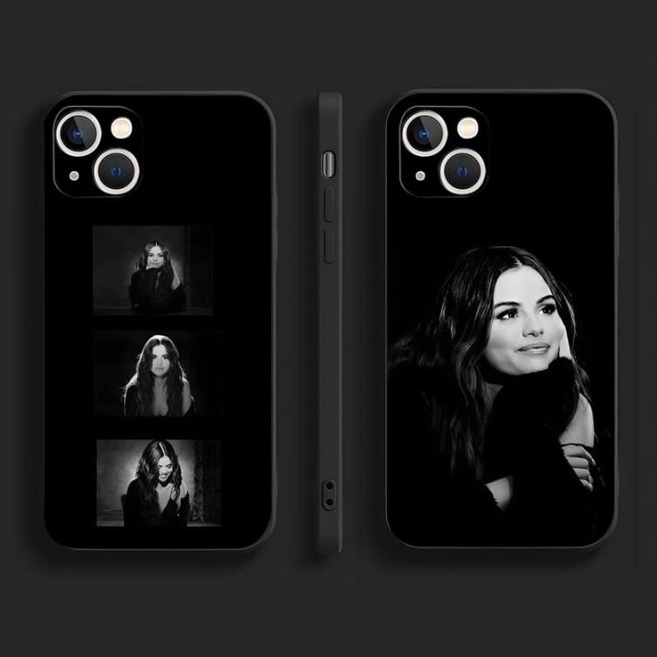 Luxury Ins Selena Gomez DIY Phone Case For Iphone 13 14 Se 2022 Pro Max 12 11 Xr X Xs Mini 6 S 7 8 Plus Mobile Phone Accessories