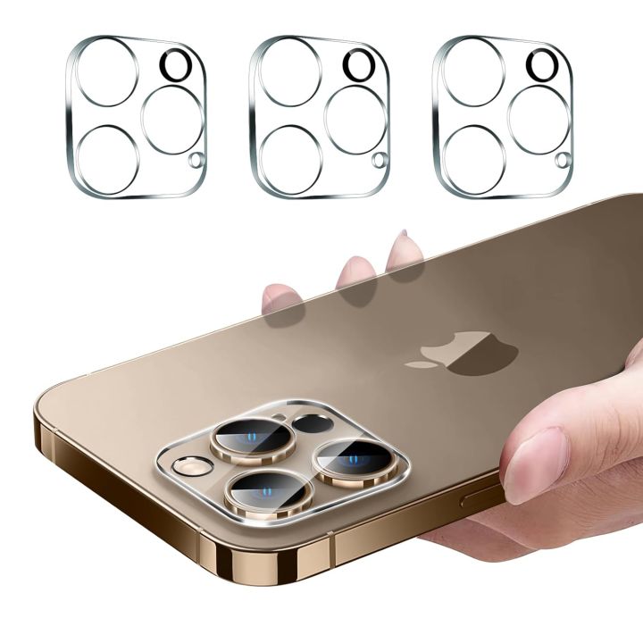 For iPhone 16 Pro 16 Pro Max Camera Lens Protector 9H Tempered Glass Full Coverage