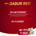 Dabur Red Toothpaste - 200g  | Fluoride Free | Helps in Bad Breath Treatment, Cavity Protection, Plaque Removal |For Whole Mouth Health| Power of 13 Potent Ayurvedic, Herbs Family Pack. 