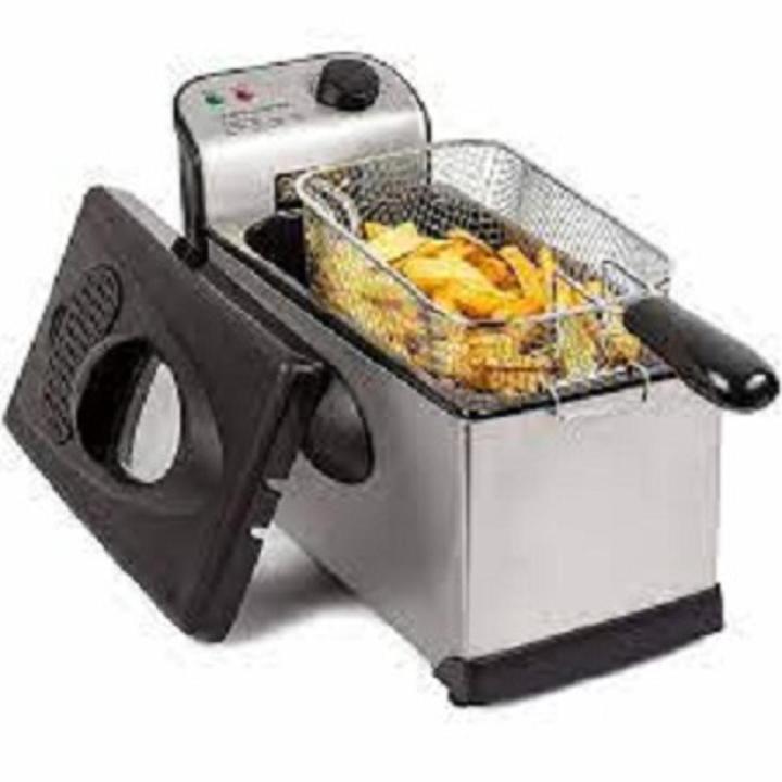 Geepas 3 ltrs Deep Fryer with Stainless Steel Housing, GDF36015, 2 Years Warranty