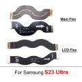 For Samsung S21 FE S23 Plus Ultra LCD Screen Main Board Connector Motherboard Connection Flex Cable. 