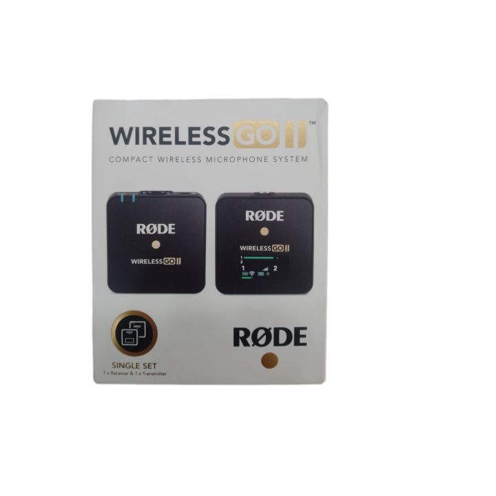 Rode Wireless GO II Single Mic Channel Wireless Microphone System