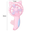 Mini Fan No Batteries Needed Convenient Children Cartoon Summer Handheld Fan. 