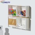 Transparent Storage Case Waterproof Wall Mounted Bathroom Storage Container. 