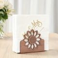1 Pc, Wooden Sunflower Tissue Holder – Stylish Napkin Stand for Dining & Kitchen Decor – Tabletop Tissue Organizer for Home Decoration – Tissue Holder – Kitchen organizers – Kitchen accessories – Organizer – Tissue Box Holder. 