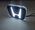 Honda H Logo Front Light Monogram Glowing Monogram for 70 and 125cc Motorcycles Universal Fitting White LED Plexiglass. 