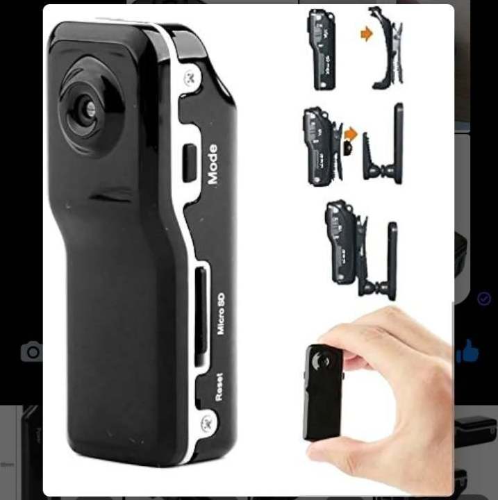 LWL House MD80 3 in 1 Mini Digital VIDEO Camera Camcorder POCKET DV with 720 * 480 pixels, Viewing Angle: 60 Degree (Black)