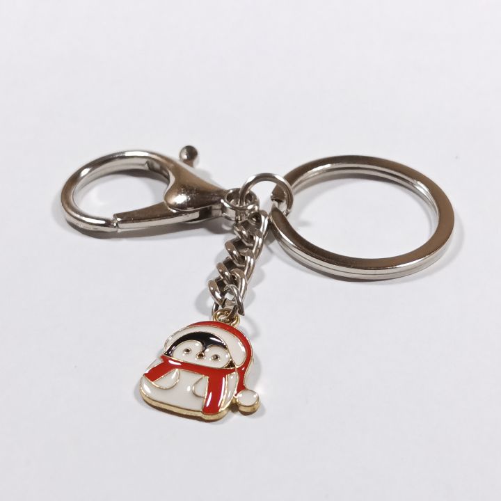 cutest Cham keychain Penguin charm keychain