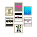 6x8" 7 Pcs Girls Room Frame set, Aesthetic Picture Frames, Nursery Decor, Bedroom Decor. 