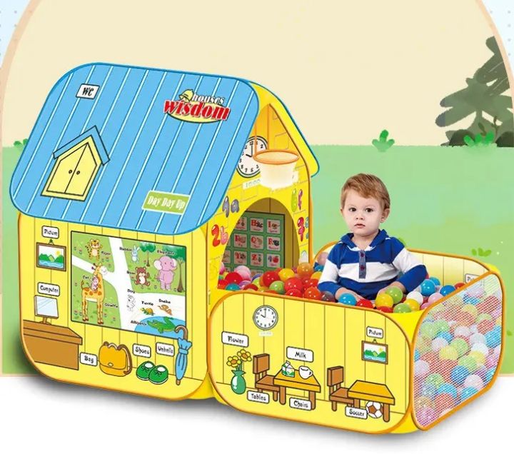 Tent House For Kids Pop Up Play Tent For Boys And Girls Tent