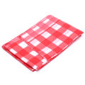 Disposable Thickening Red Checkered Tablecloth Party Weddings Home Decoration. 