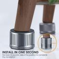 2Pcs Adjustable Bed Risers Heavy Duty Protectors Furniture Anti-Vibration Legs Multi-Function Furniture Legs Fittings -B. 