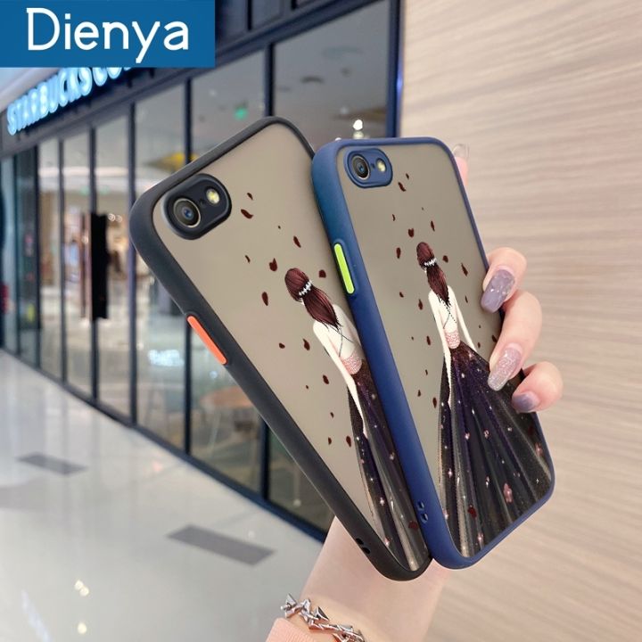 dienya%20For%20OPPO%20A37%20Case%20Cartoon%20Black%20Wedding%20Dress%20Girl%20Thin%20Edge%20Frosted%20Transparent%20Hard%20Cases%20Shockproof%20Casing%20Full%20Cover%20Protect%20Case%20-%20Image%203