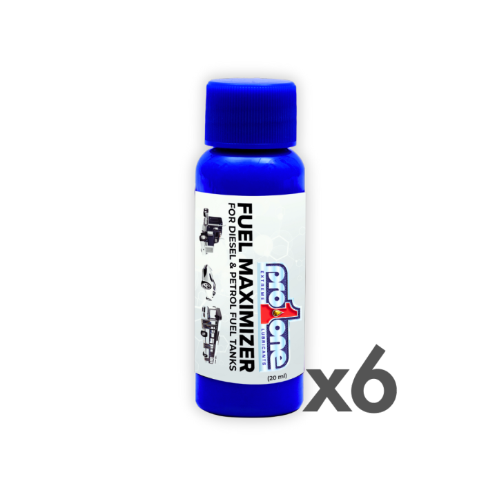 ProOne Fuel Maximizer - 20 ML - Octane Booster + Injector Cleaner for Diesel & Petrol Fuel - For Cars & Jeeps
