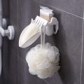 Self Adhesive Soap Tray Holder Container Wall Mounted Shape Plastic Bathroom Accessories Soap Dish Drain Storage Box. 